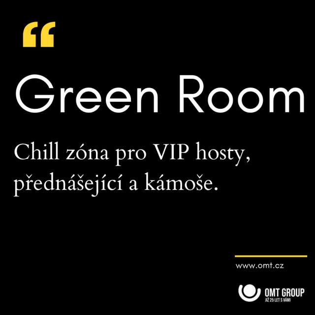 Aktuality - Co znamená "Green room"